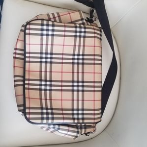Burberry vinyl bag